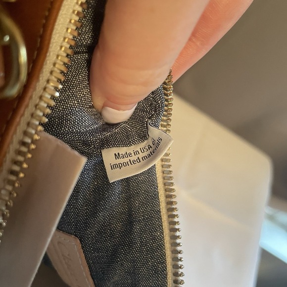 CLARE  V. Double Sac Bretelle Tan Neptune Brown Shoulder Bag Clutch Purse NEW - Picture 6 of 16